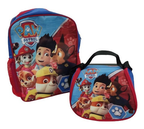 Lonchera - Llevar Porta Comida Vianda Paw Patrol Patrulla Ca