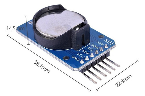 ' 5 Piezas De Modulo Reloj De Tiempo Real Ds3231 Rtc Con
