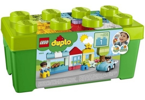 Imagem 2 de 8 de 10913 - Lego Duplo Infantil Educativo Caixa De Peças Verde