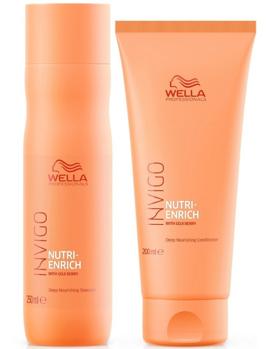 Shampoo 250ml + Acondicionador Wella Invigo Nutri Enrich