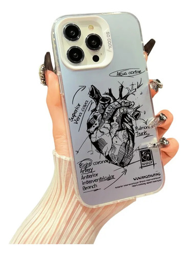 Funda Para iPhone De Apple Con Estampado De Corazones