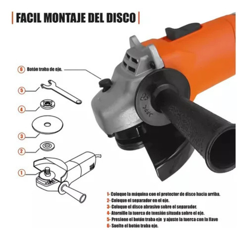 Kit Versa Max Amoladora Angular 600w + Taladro 400w Naranja