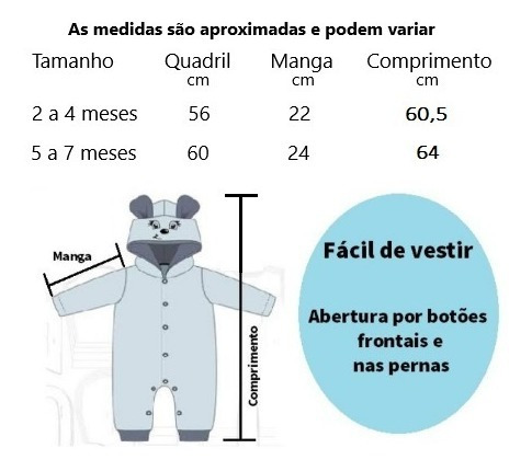 Imagem 5 de 7 de 3pçs Macacão Infantil Bebê Plush Com Capuz Bichinho Animado