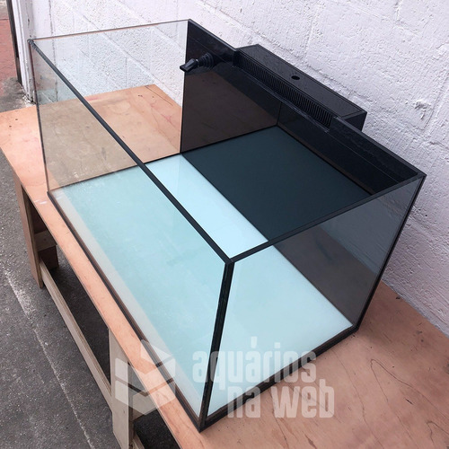 Imagem 2 de 9 de Aquário 162 Litros 80x45x45 10mm Borda Lapidada (sem Travas)