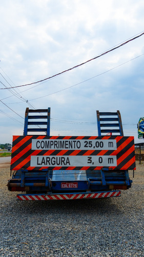 Prancha Carrega Tudo Reta 1976 Azul 4 Eixos