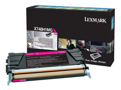 Toner Original Lexmark X748 Magenta  X746h1mg-urucopy