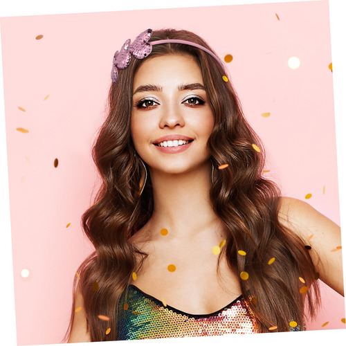 2 Piezas Diadema Corazón Accesorios De Corazón Para Mujer
