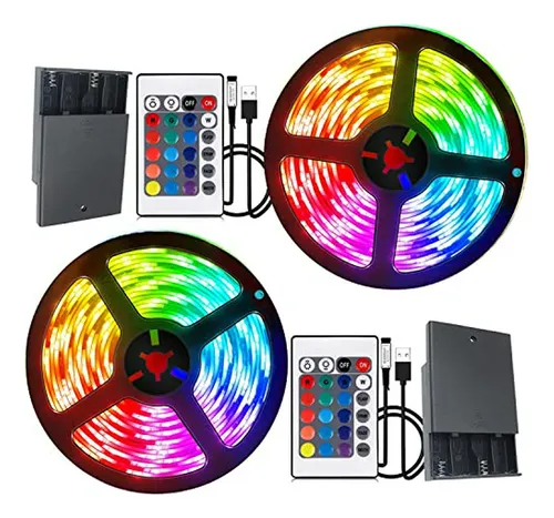 Tira De Luces Led Dervacle, 6m/20ft, Rgb Cambio De Color, 18