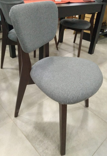 Imagen 10 de 10 de Silla Comedor Madera Tapizada Modelo Pampa La Valenziana