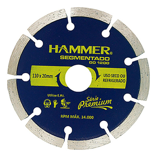 Disco Diam Hammer Segmentado