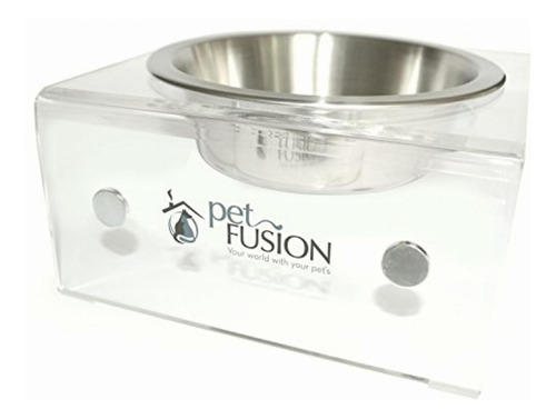 Petfusion Comedero Magnético Para Perros Y Gatos (corto,