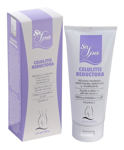 Crema Six Spa Celulitis Reductora 180 Ml