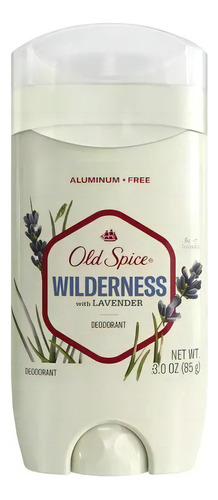 Old Spice Desodorante Wilderness Con Lavanda 85 Gr Fragancia Lavanda y Menta