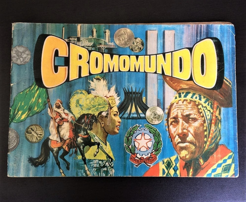 Album Cromomundo Distribuidora Almex 1969 Banderas Monedas