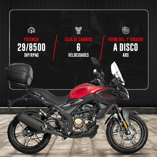 Imagen 5 de 25 de Voge 300 Ds Con Baul De Regalo Moto Touring 2023 0km