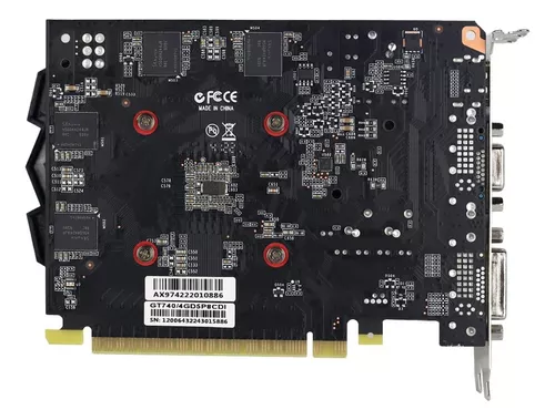 Placa De Video Pcyes Gt 740 4gb Gddr5 128bits