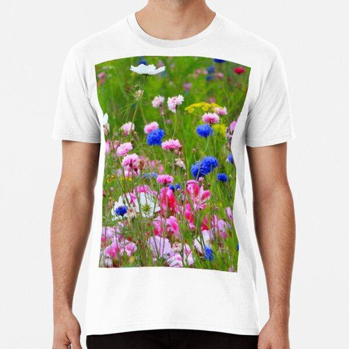 Remera Flores Del Prado Algodon Premium