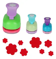 Comprar 3 Pcs Forma De Flor Juego De Perforadoras Cortador De Papel