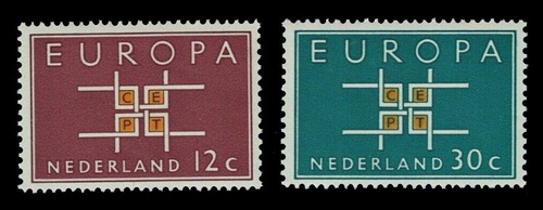 Tema Europa - Países Bajos 1963 - Serie Mint 