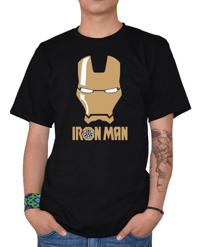 Playera Hombre Iron Man C-1