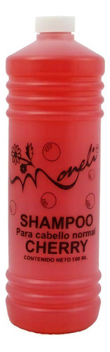  Shampoo Moneli Cherry Para Cabello Normal 900ml