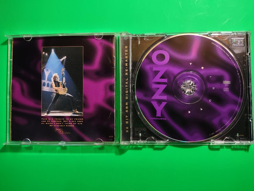 Ozzy Osbourne - Randy Rhoads Tribute (cd, 1995, E U A) (Usado)