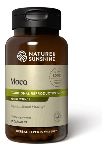 Natures Sunshine Maca 90 Caps Sabor Neutro