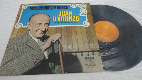 Vinilo- Juan D`arienzo- Mas Grande Que Nunca