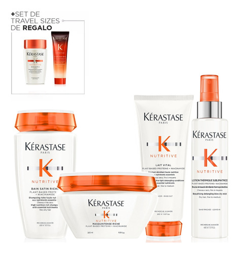 Kit Completo + Set De Regalos2 | Kerastase Nutritive