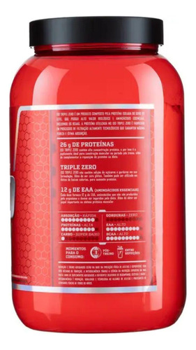 Iso Triple Zero 900g Baunilha Integralmedica