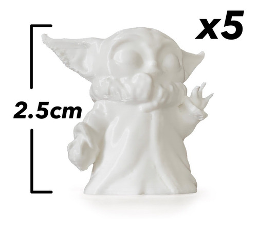 Baby Yoda Para Rosca De Reyes (5 Unidades)