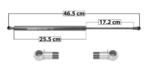 1-amortiguador 5a Puerta Izq O Der Spart Honda Civic 92-95