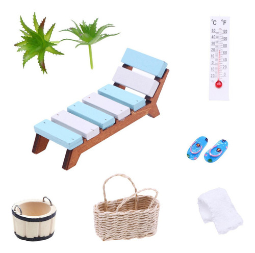 . Kit De Sauna En Atura For Casa De Muñecas Decoración De