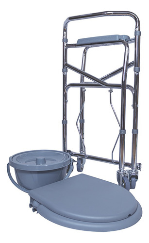 Silla Cómodo 3 En 1 Plegable Para Baño Aumento Wc Y Regadera