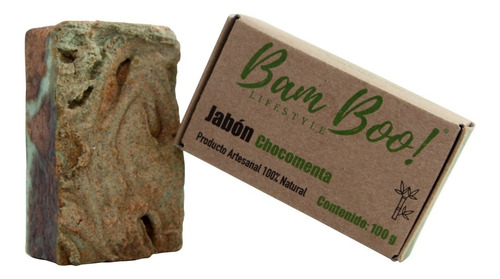 Imagen 2 de 3 de Jabón Chocomenta Bam Boo! Lifestyle® 100 Gr