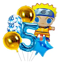 Comprar Uzumaki Naruto Globos \u002F Pack De 5 Globos \u002Fcumpleaños