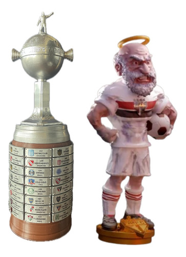 Replica Taça Libertadores São Paulo + Mascote 2023