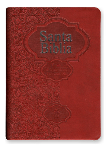 Biblia Rvr1960, Tamaño Compacto, Símil Piel, Rojo