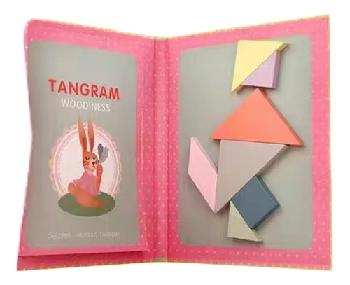 Tangram Rosa Magnetic Seven Compact Plate Intelligence