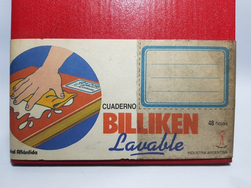 Imagen 3 de 6 de Billiken Antiguo Cuaderno Lavable Mag 56685