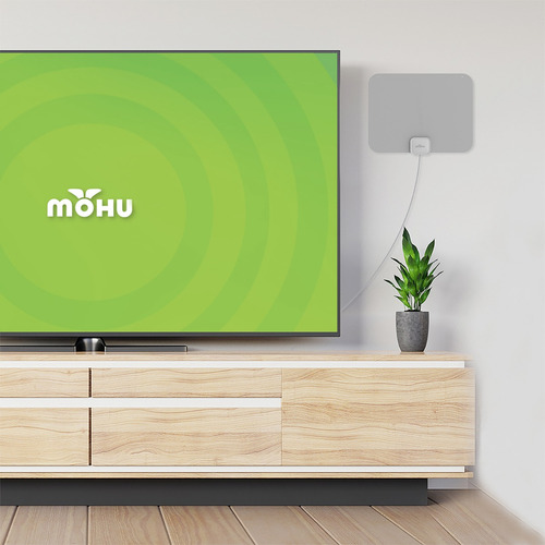 Antena Hd Para Tv Mohu Leaf Con Cable Coaxial De 3m