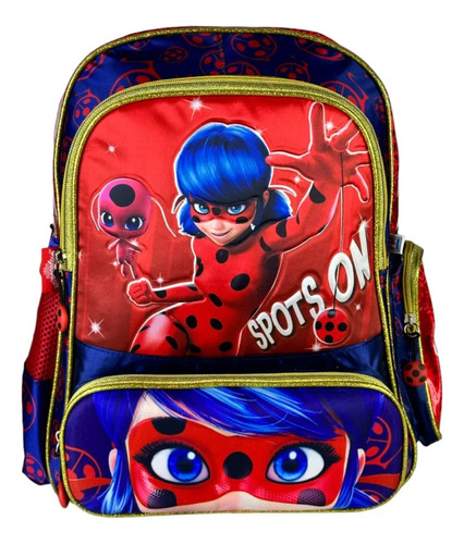 Mochila Lady Bug Rojo Con Azul Lb301a60bp