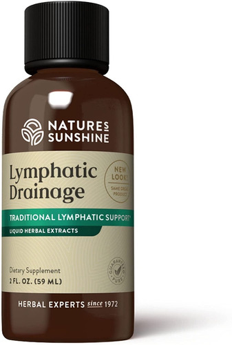 Natures Sunshine Lymphatic Drainage Drenaje Linfatico 59ml Sabor Sin sabor