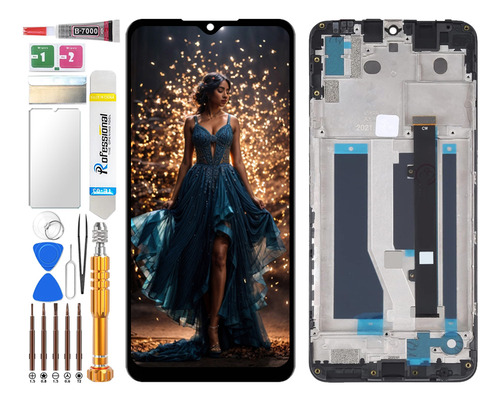 Zahin Pantalla Lcd Para Zte Blade A71 A7030 Con Marco