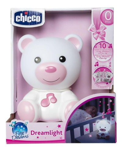 Imagen 3 de 7 de Chicco Lámpara Osito Dulces Sueños, Color Rosa
