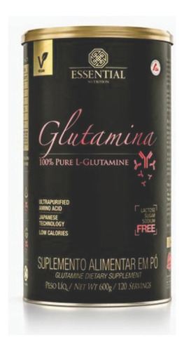 Glutamina Lata (600g/120ds) Essential