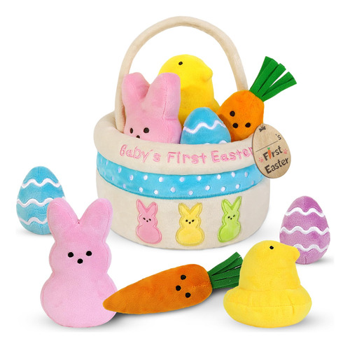 Bunny Chorus Cesta De Pascua De 6 Unidades Para Bebes, Mi Pr