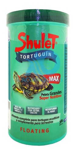 Shulet Tortuguin Max 380g Pelets Grandes Alimento Tortugas