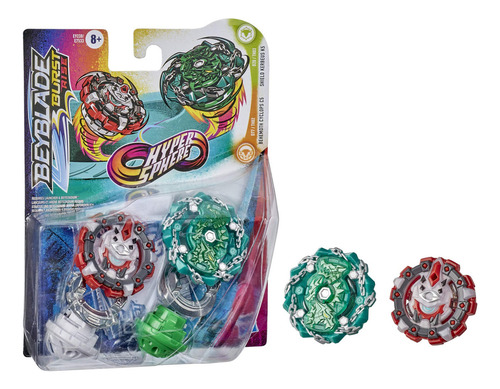 Beyblade Burst Rise Hypersphere Dual Pack Erase Color Cyclops/kerbeus