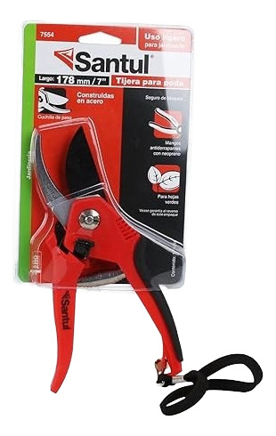 Tijeras De Poda De Acero Con Cuchilla De Paso A Una Mano